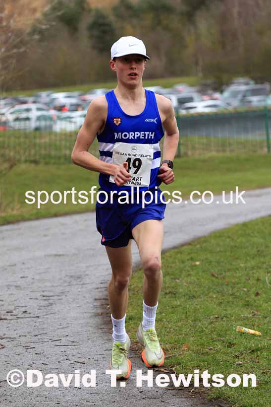 Senior Men and Veterans (Over 40s), 2023 NECAA Royal Signals Relays, Hetton le Hole, County Durham. Photo: David T. Hewitson/Sports for All Pics